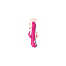 Vibromasseur rabbit va-et-vient chauffant 7 programmes USB 